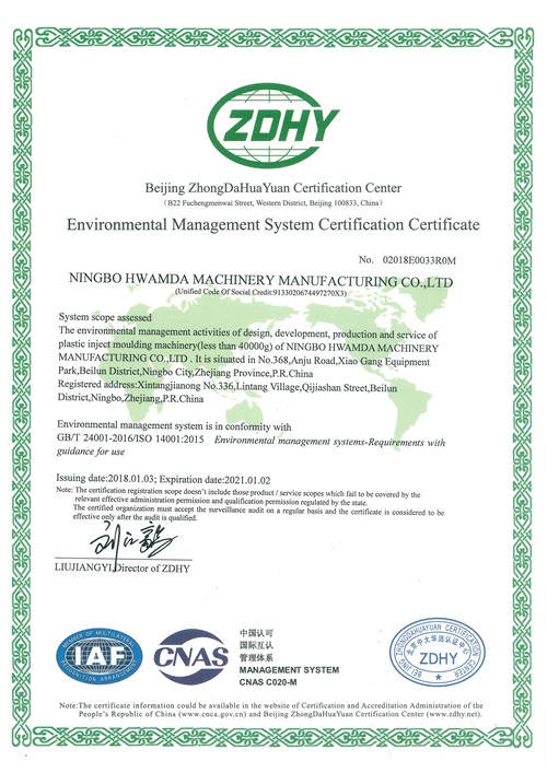 CE Compliance Certificate